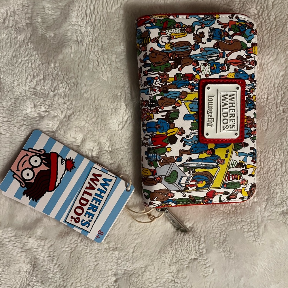 Loungefly Red and Blue Where's Waldo Bag
